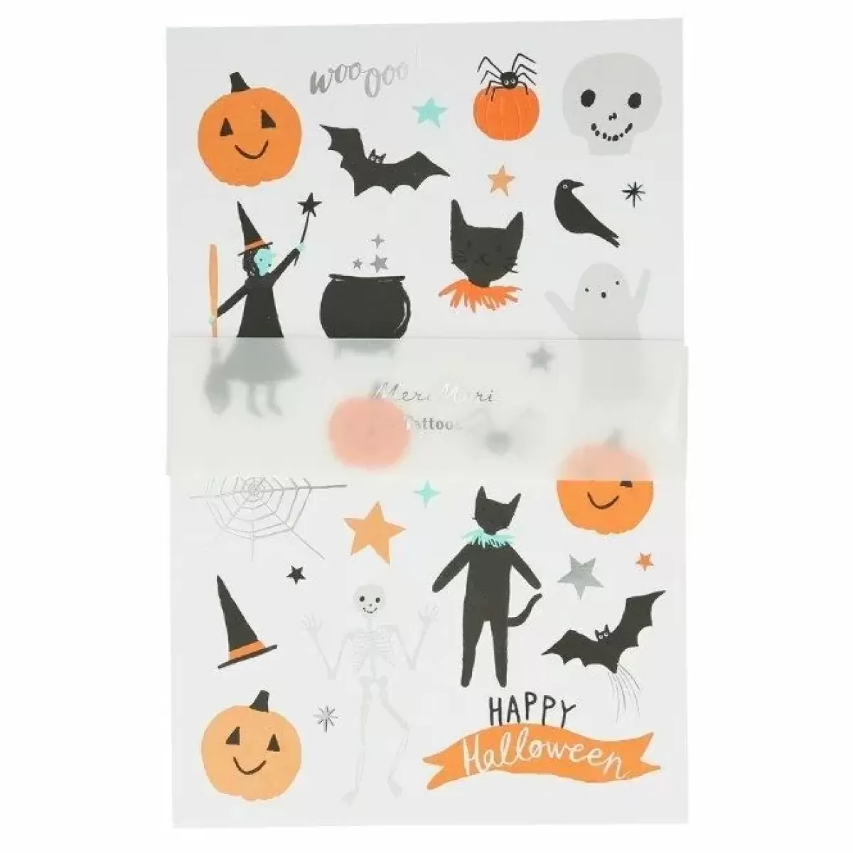 Halloween-Meri Meri Plaktattoos Happy Halloween