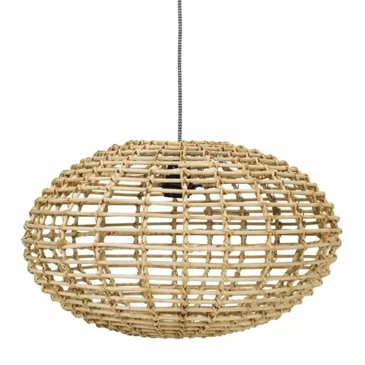 Lampen-Kids Depot Rotan Hanglamp Pumpkin Naturel Kidsdepot