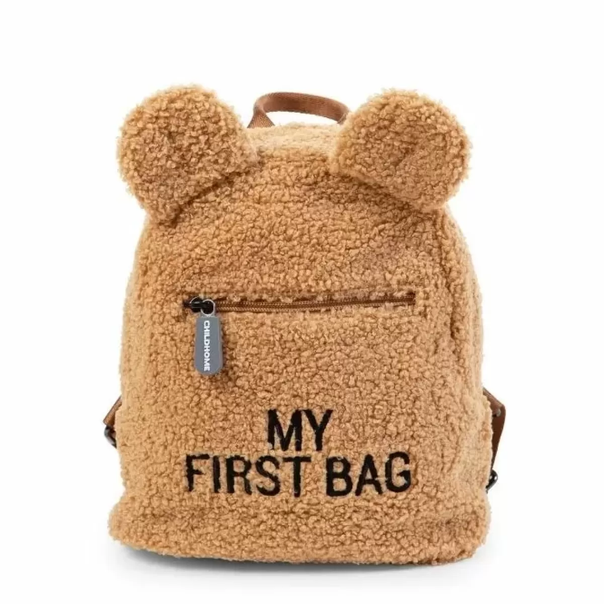 Kinderrugzakken-Childhome Rugzak My First Bag Teddy Beige