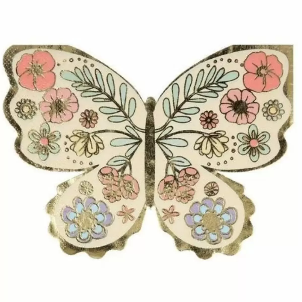 Fairy-Meri Meri Servetten Floral Butterfly (16St)