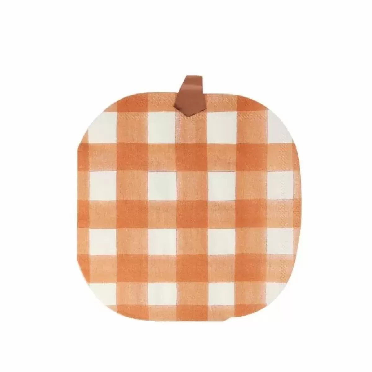 Halloween-Meri Meri Servetten Gingham Pumpkin Halloween (16St)