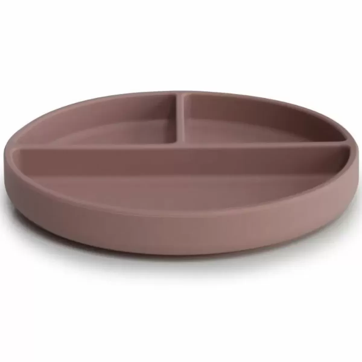 Kinderbordjes-Mushie Siliconen Bord Cloudy Mauve & Co