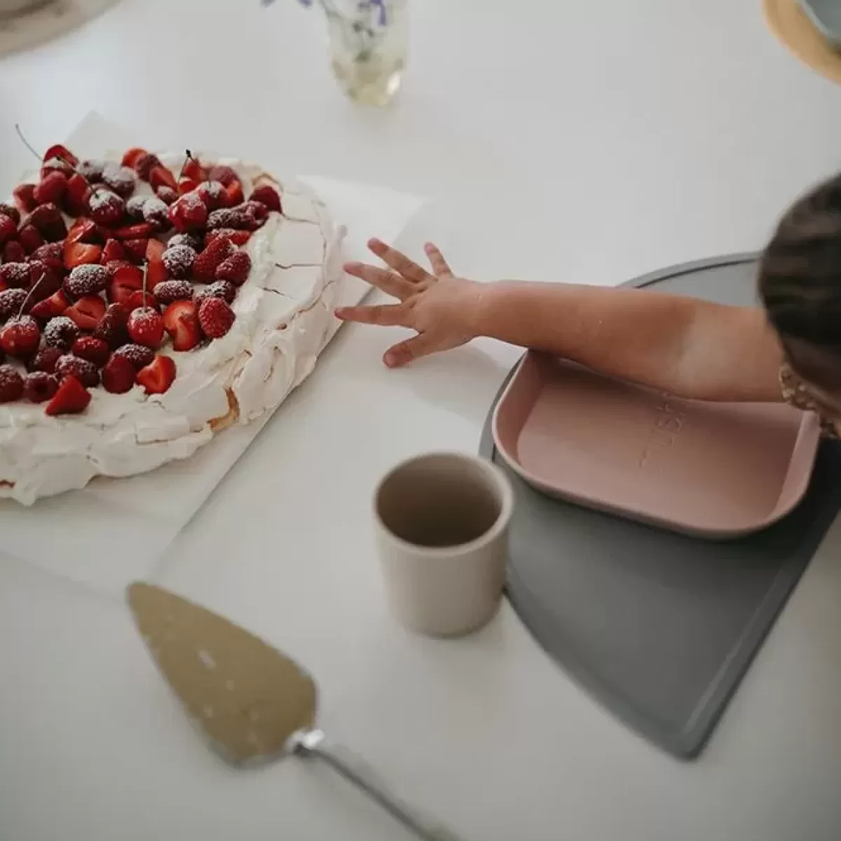 Placemats-Mushie Siliconen Placemat Stone & Co