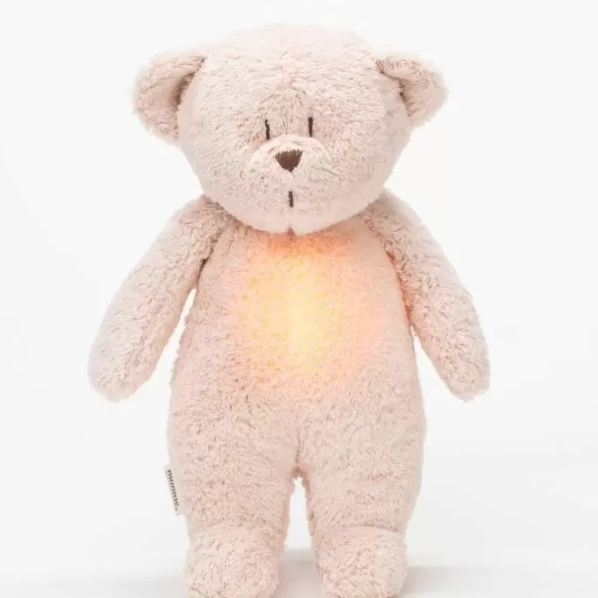 Babyspeelgoed-Moonie Slaapknuffel Humming Bear Rose