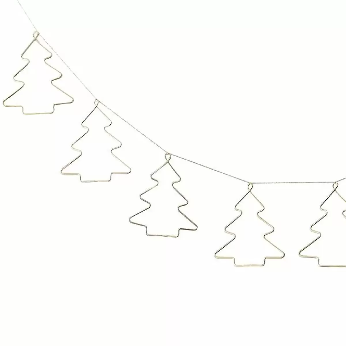 Kerst-Ginger Ray Slinger Draadkerstbomen Goud A Touch Of Sparkle