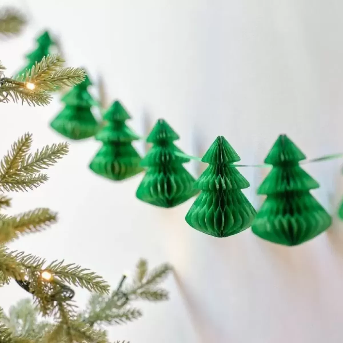 Kerst-Ginger Ray Slinger Kerstbomen Honeycombs Groen Nordic Noel