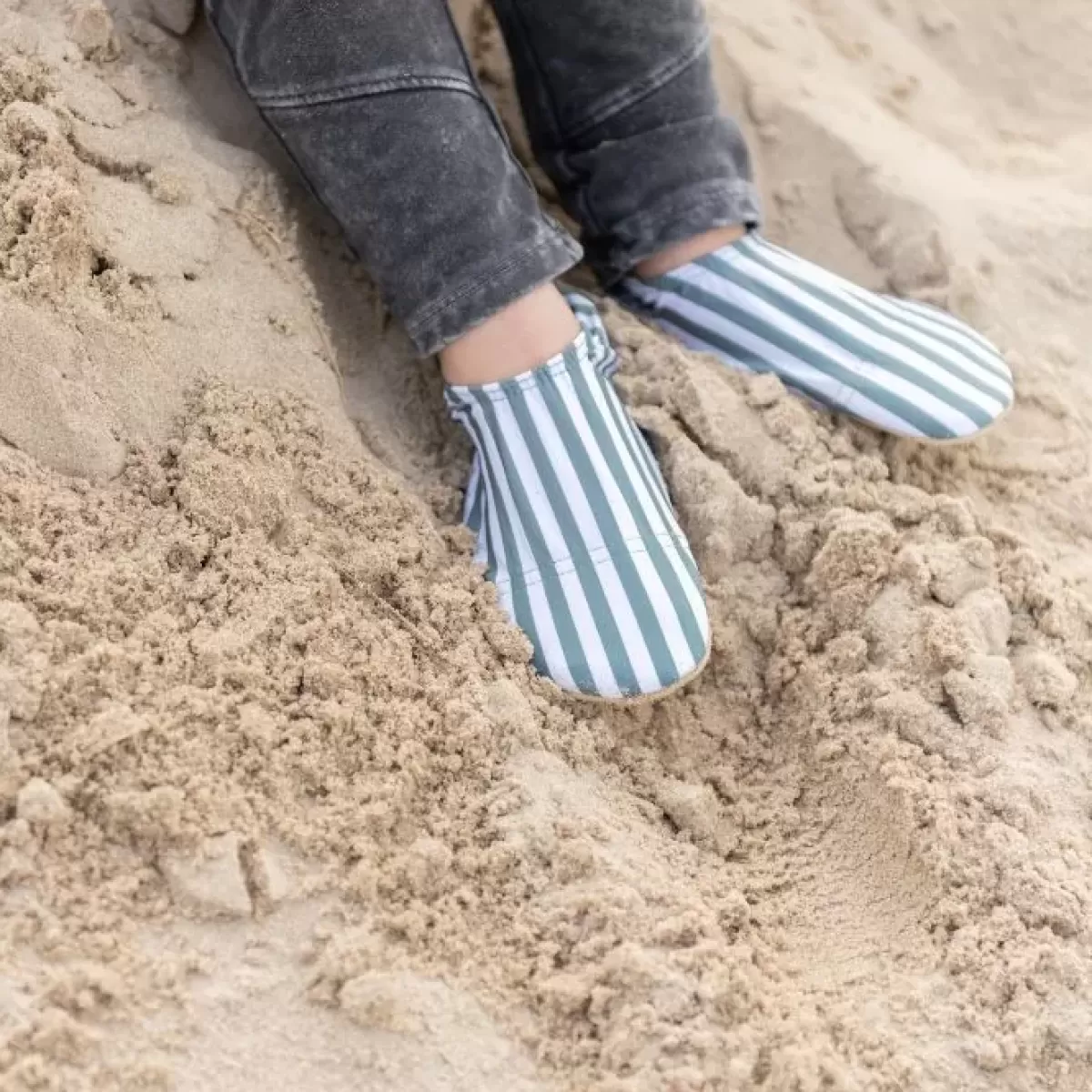 Sandalen & Waterschoenen-Slipstop Waterschoentjes Greenbay Stripe