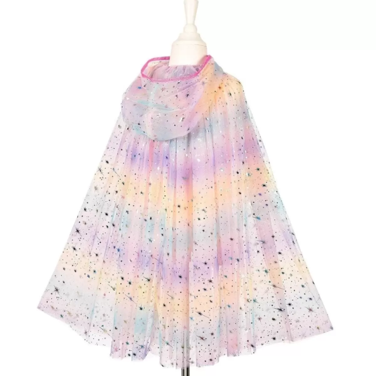 Verkleedkleding Meisjes-Souza Verkleedcape Julyanne Rainbow - Cape In Regenboogkleuren