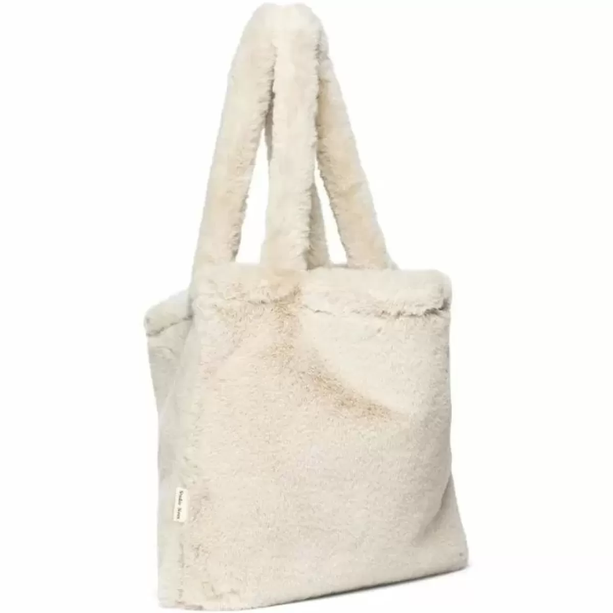 Luiertassen-Studio Noos Mom Bag Neutral Faux Fur