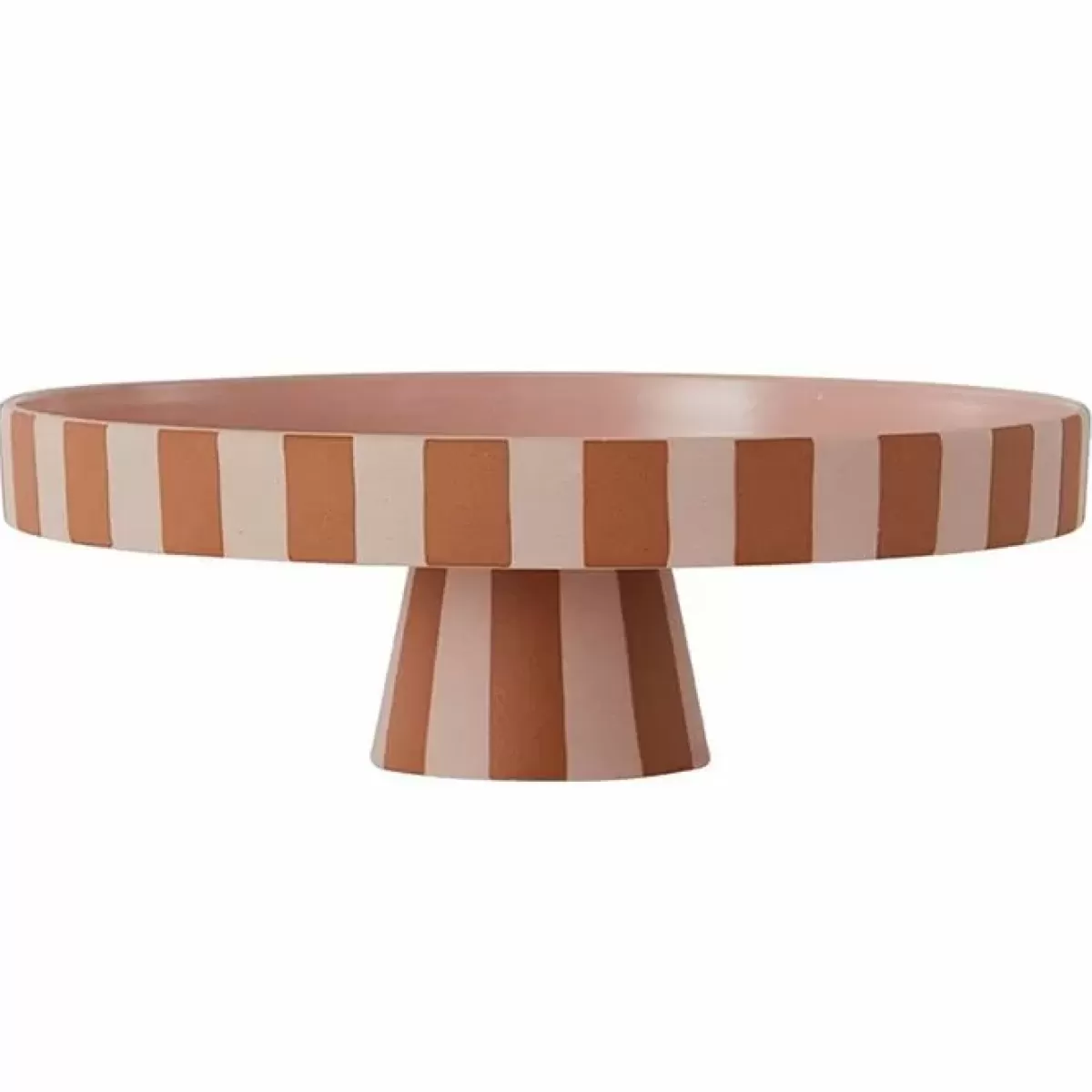 Woondecoratie-OYOY Taartplateau Toppu Caramel-Roze Groot