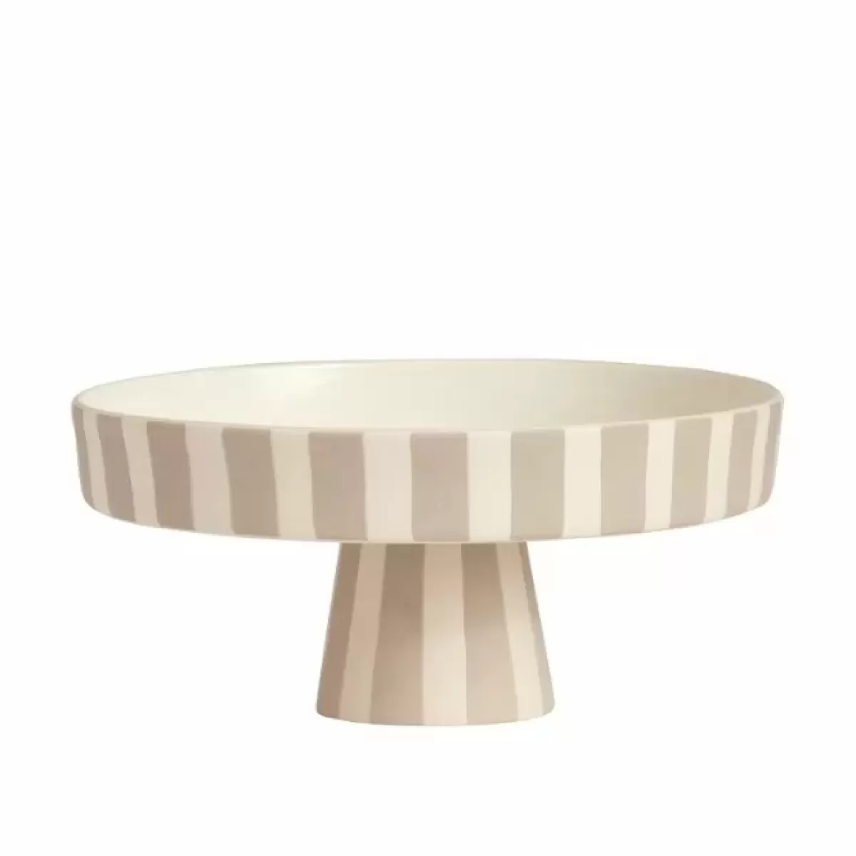 Woondecoratie-OYOY Taartplateau Toppu Clay - Limited Edition Beige Taartplateau