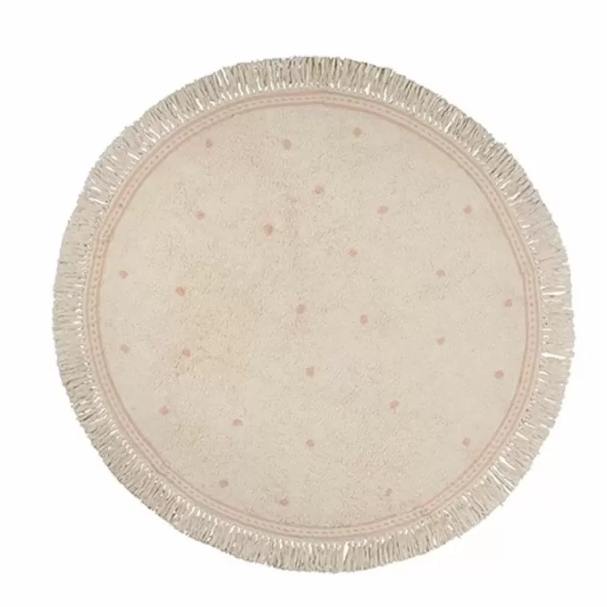 Vloerkleden-Tapis Petit Rond Vloerkleed Emma Dots Pink