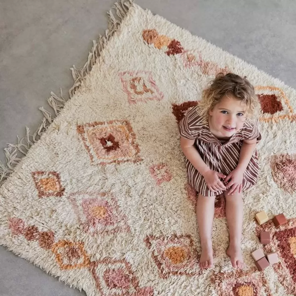 Vloerkleden-Tapis Petit Vloerkleed Inez Pink