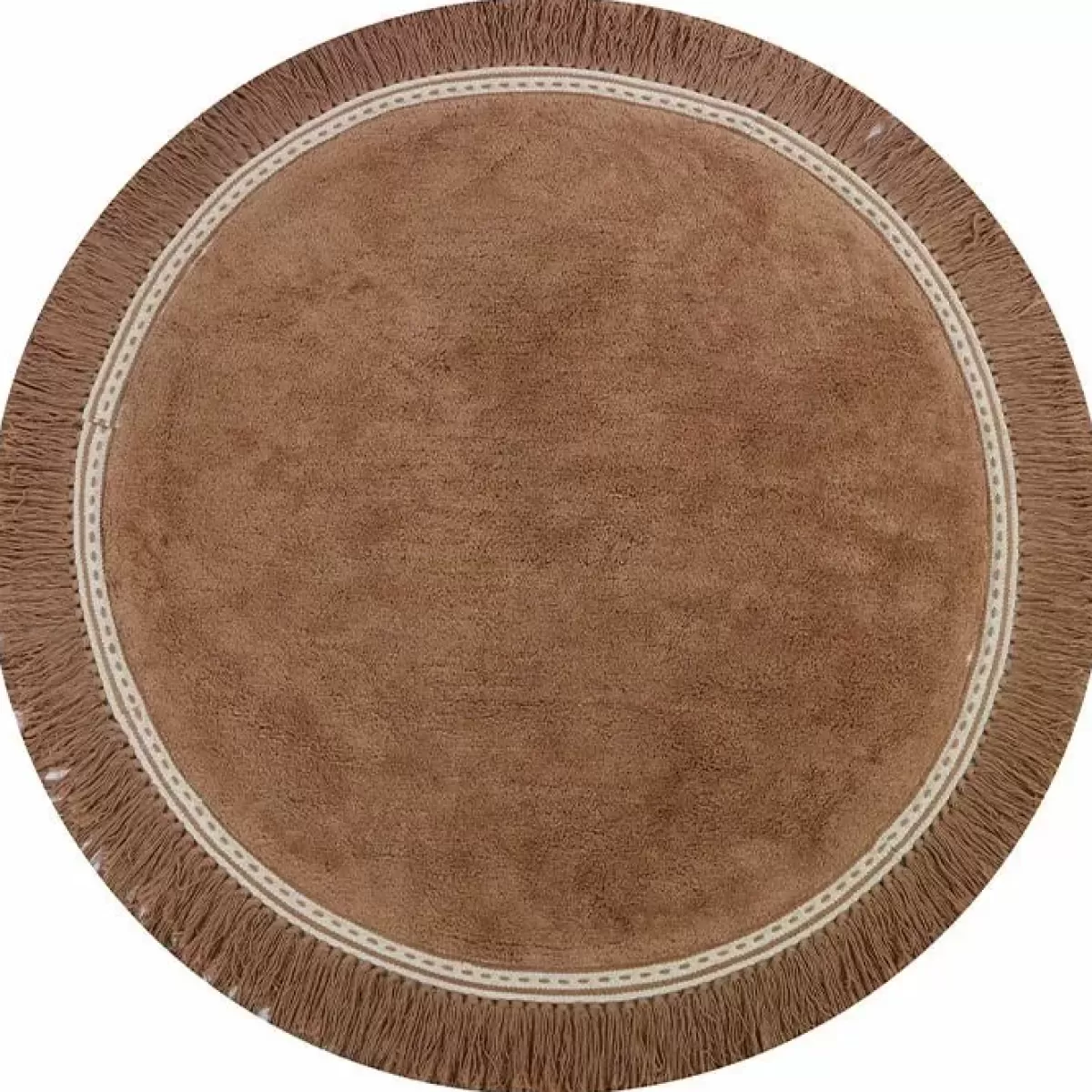 Vloerkleden-Tapis Petit Vloerkleed Anna Old Pink Rond (110Cm) Tapis Petit