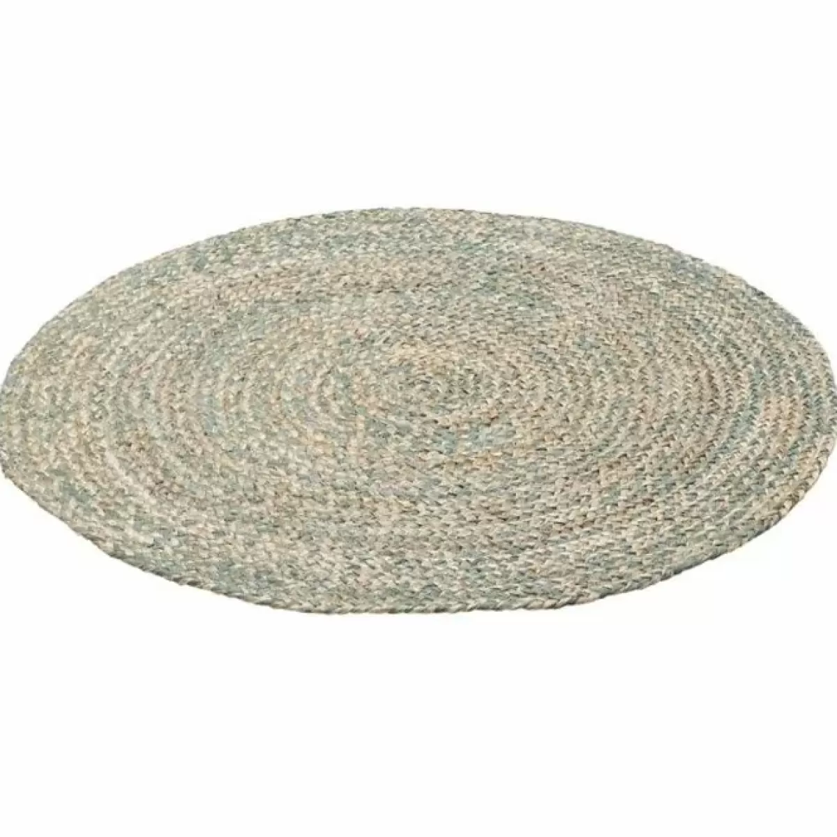 Vloerkleden-Kids Depot Vloerkleed Jute Rond Petrol (110Cm) Kidsdepot