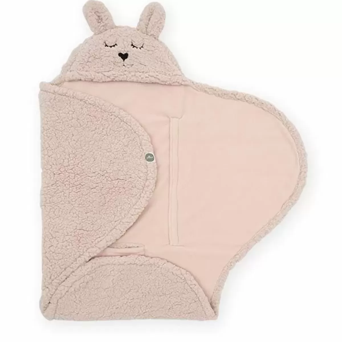 Dekentjes-Jollein Wikkeldeken Bunny Pale Pink