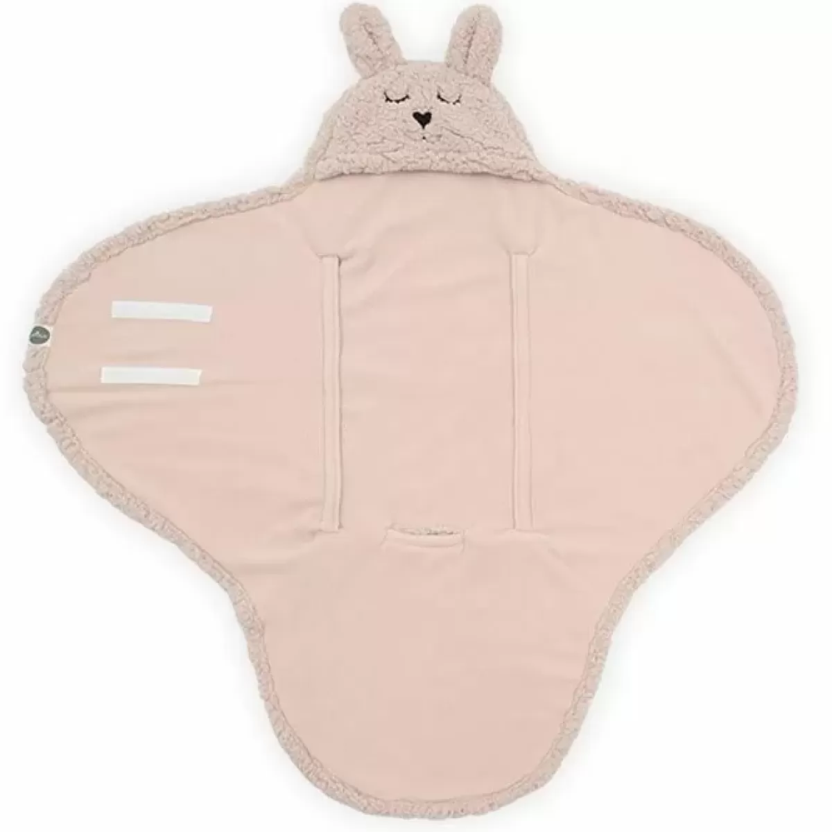 Dekentjes-Jollein Wikkeldeken Bunny Pale Pink