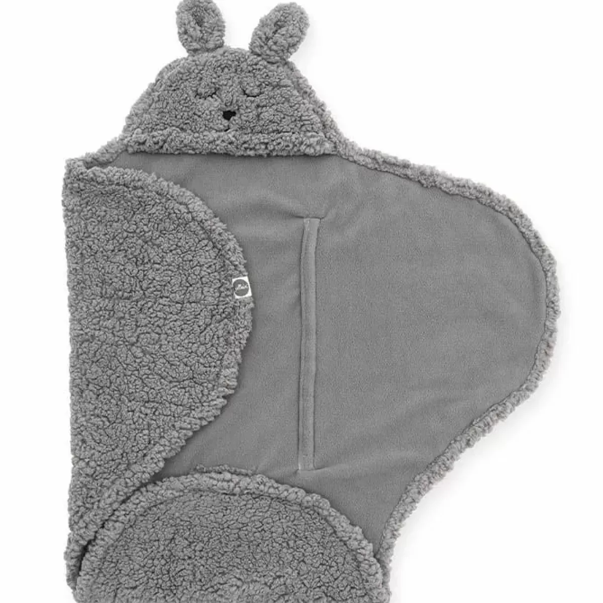 Dekentjes-Jollein Wikkeldeken Bunny Storm Grey