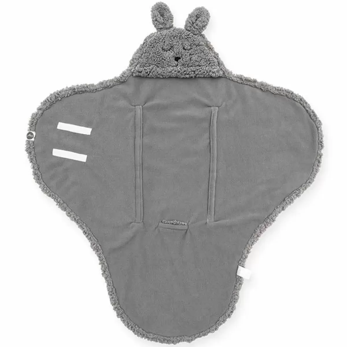 Dekentjes-Jollein Wikkeldeken Bunny Storm Grey