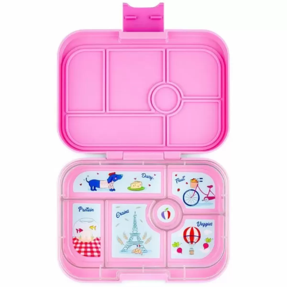 Broodtrommels-Yumbox Lunchbox Bento Fifi Pink/Paris 6 Vakken