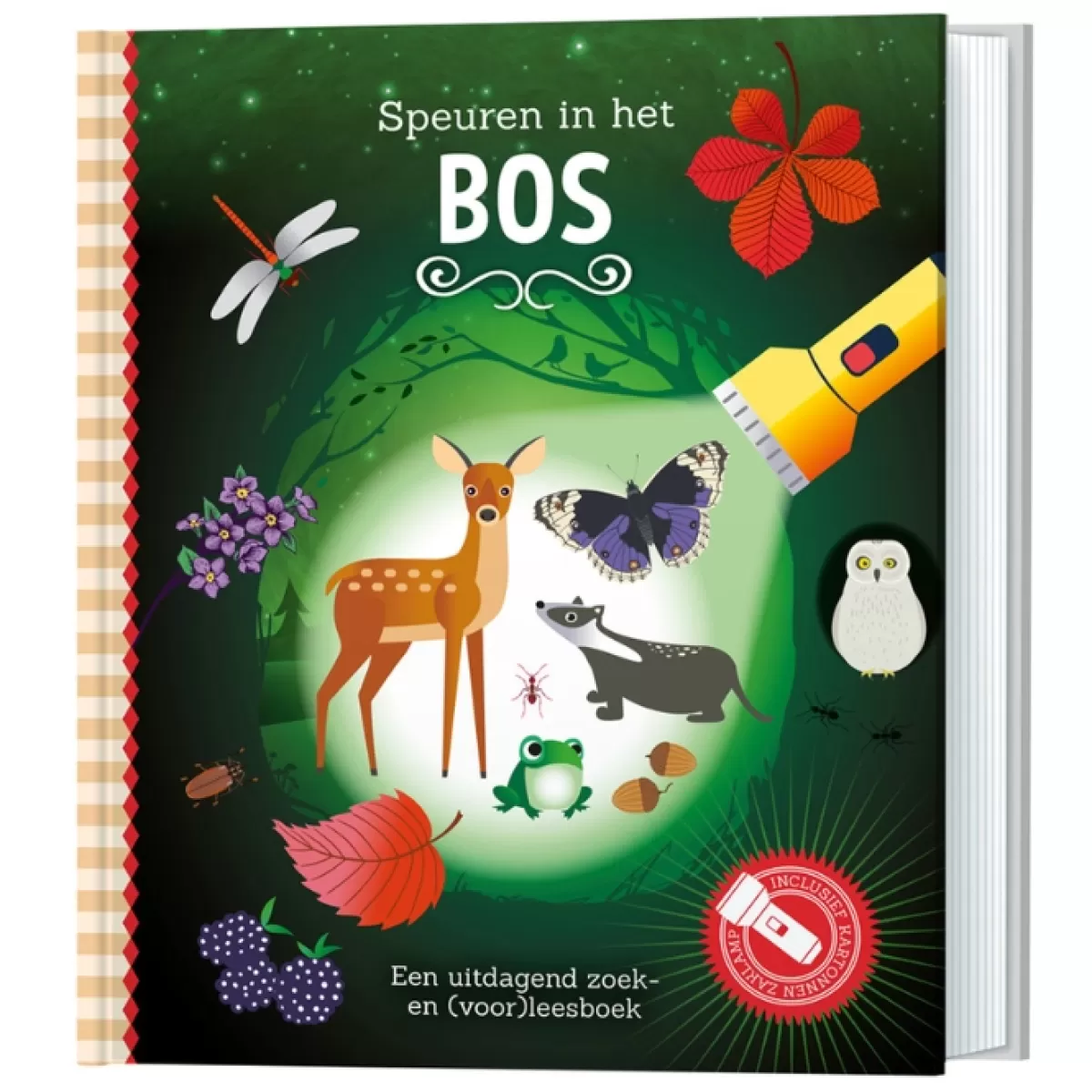 Educatief Speelgoed-Lantaarn Publisher Zoekboek Speuren In Het Bos