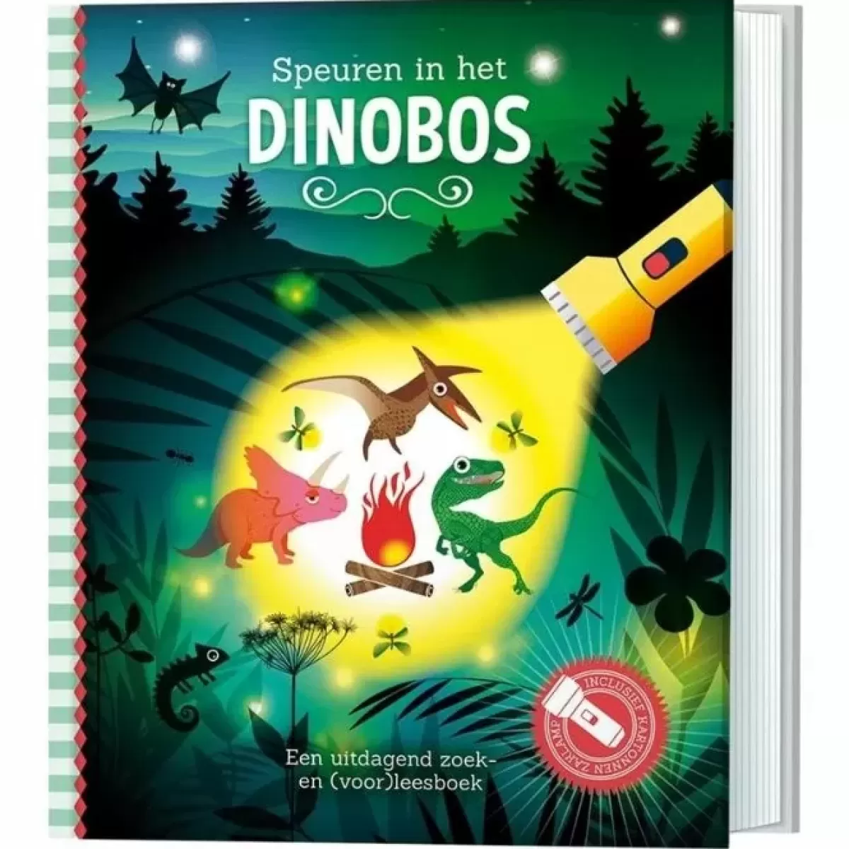 Educatief Speelgoed-Lantaarn Publisher Zoekboek Speuren In Het Dinobos