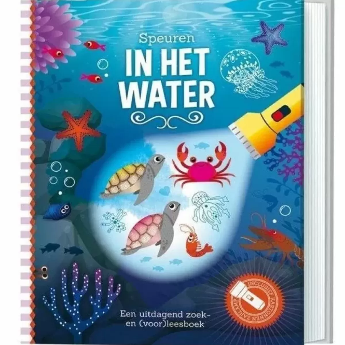 Educatief Speelgoed-Lantaarn Publisher Zoekboek Speuren In Het Water