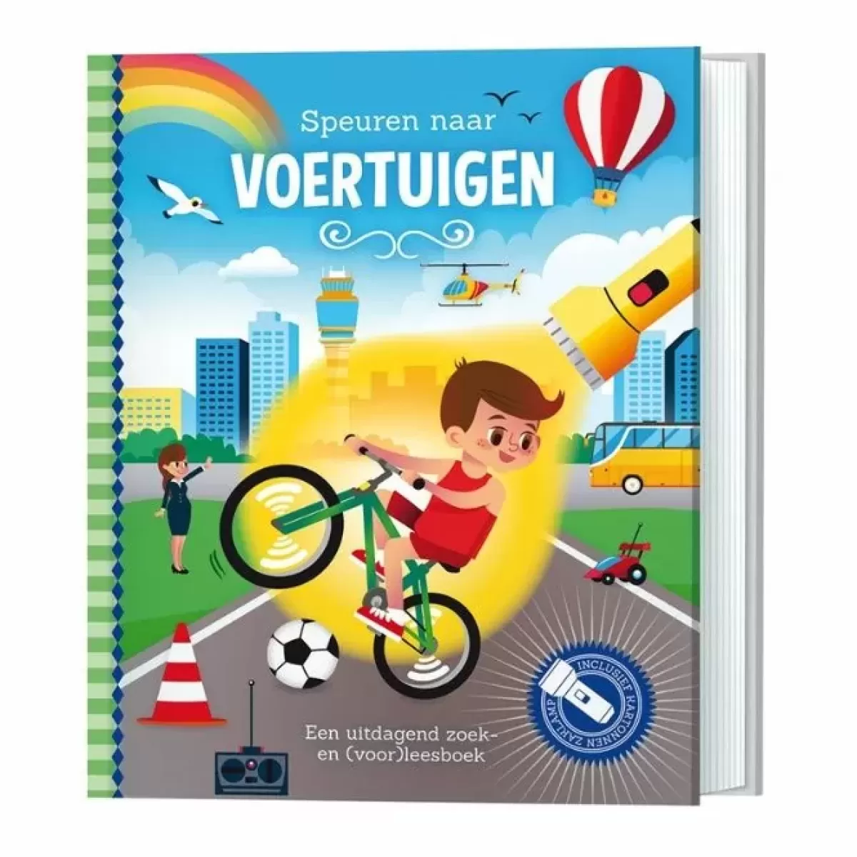 Educatief Speelgoed-Lantaarn Publisher Zoekboek Speuren Naar Voertuigen